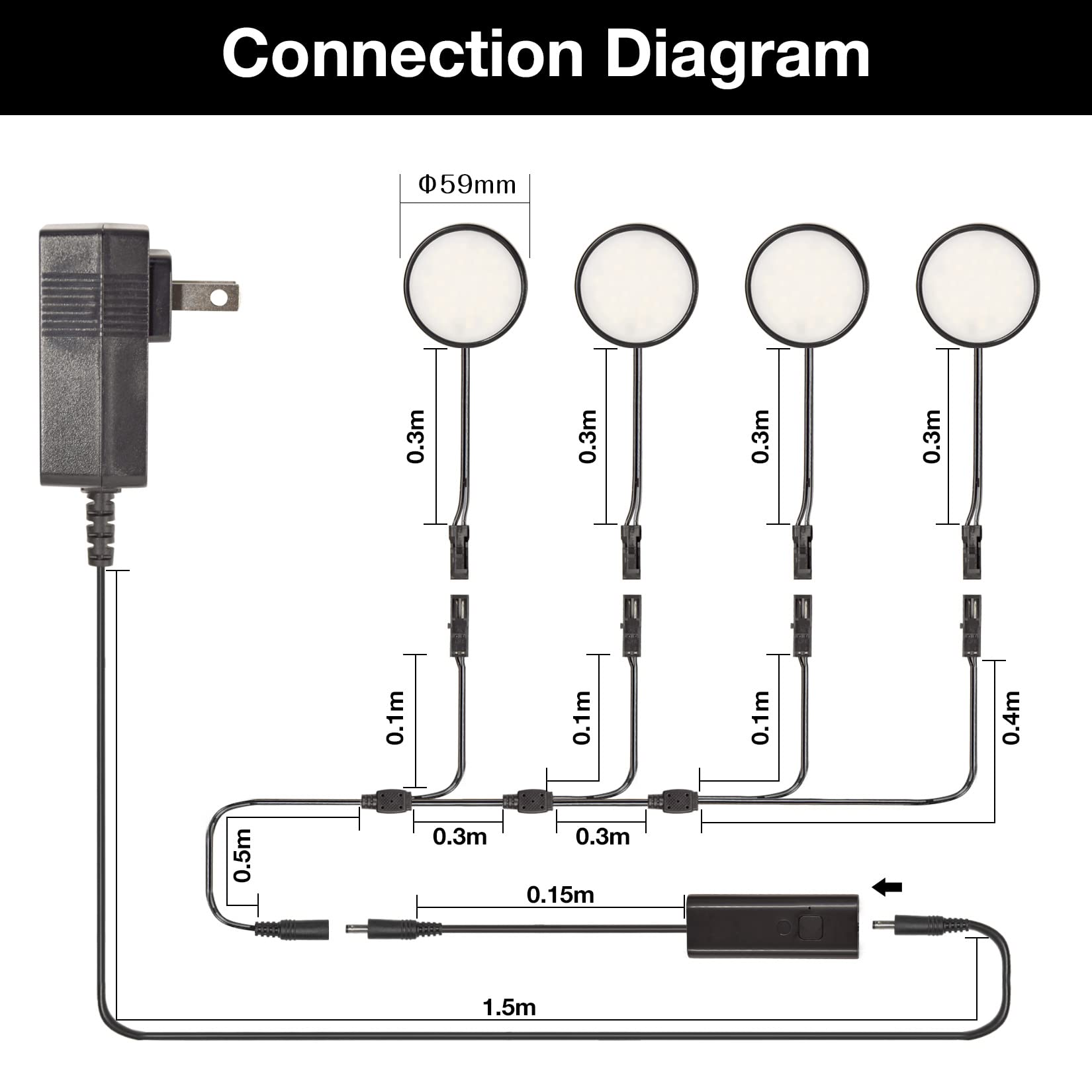 WOBANE linkable system connects multiple units with a single cable