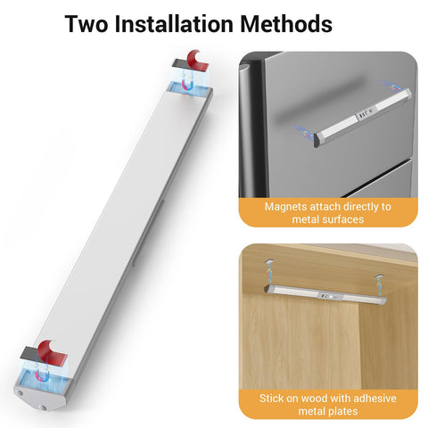 WOBANE magnetic mount with adhesive plates makes mounting simple.
