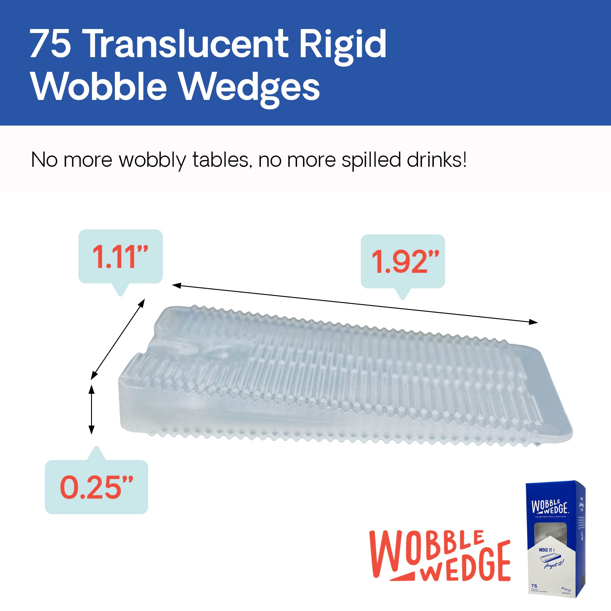 Wobble Wedges interlock close-up highlighting sturdy stacking.