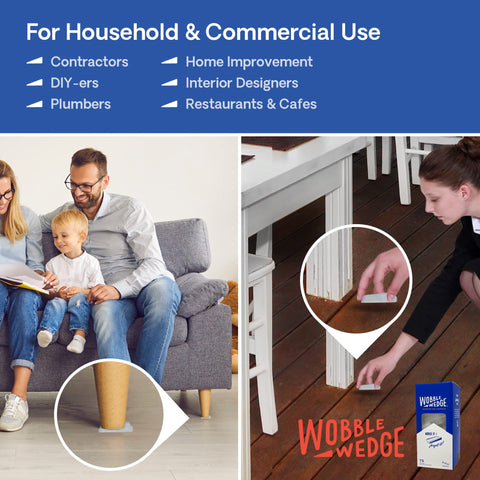 Wobble Wedges packaging shows 75-pack quantity.