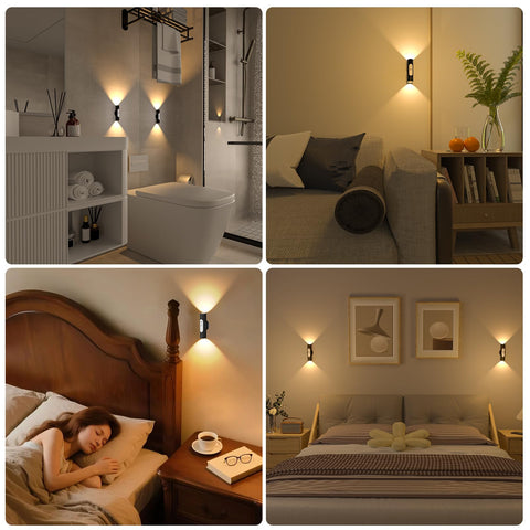 WOBSION 2-pack LED lighting for multiple rooms
