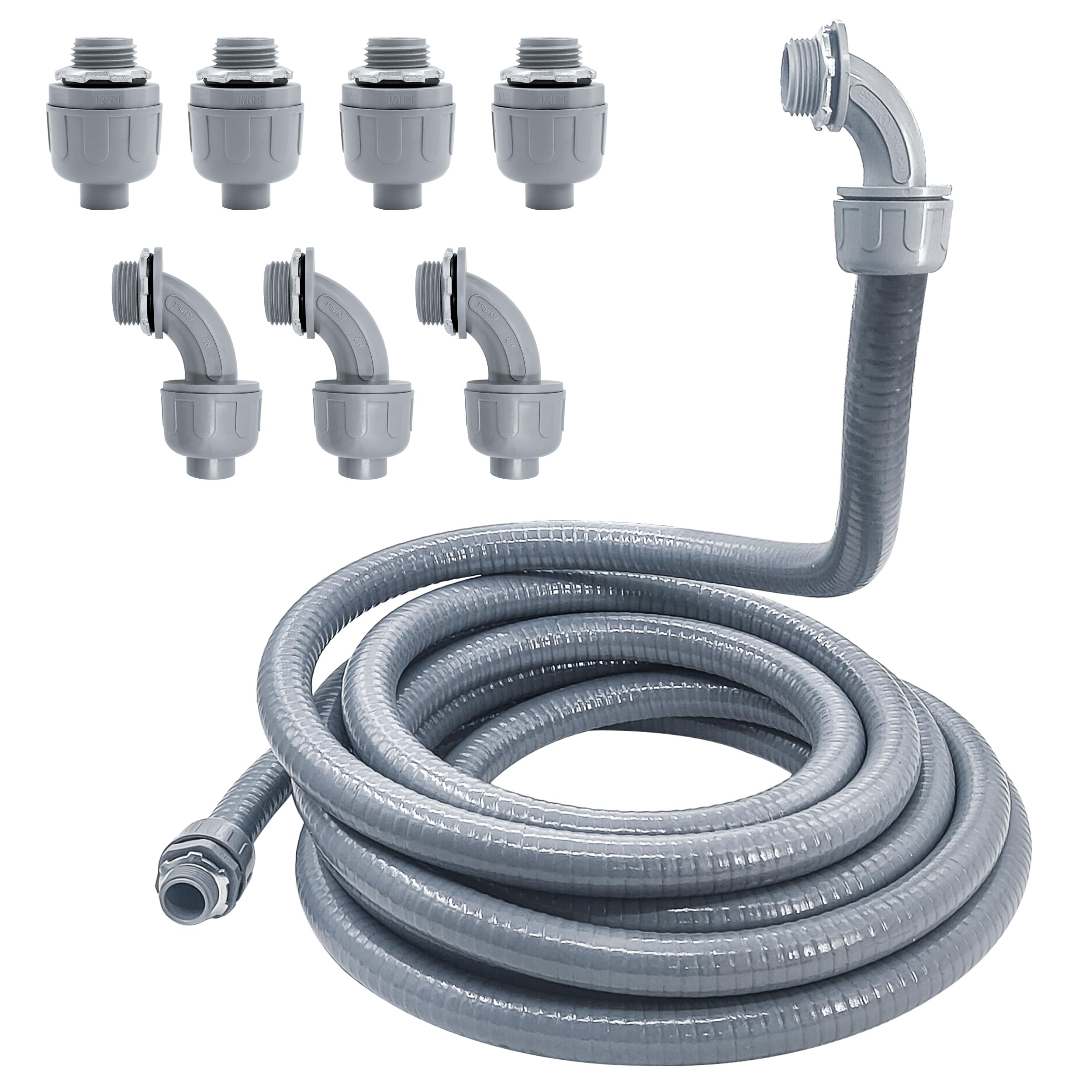 Wocloer liquid-tight conduit kit ready for weatherproof wiring runs.