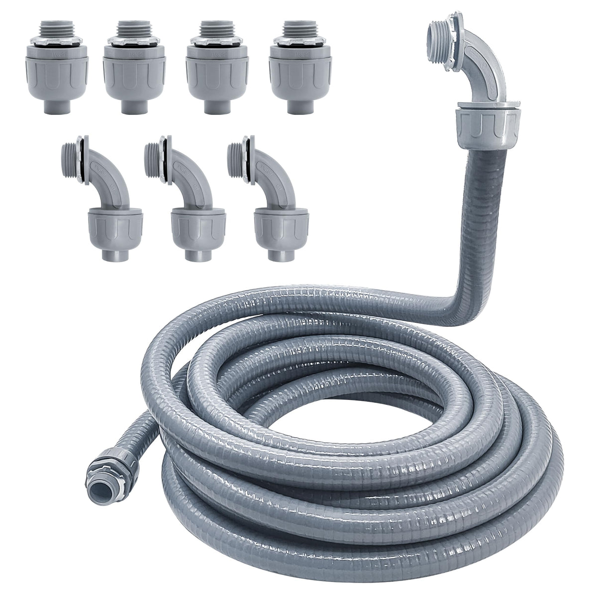 Wocloer liquid-tight conduit kit ready for weatherproof wiring runs.