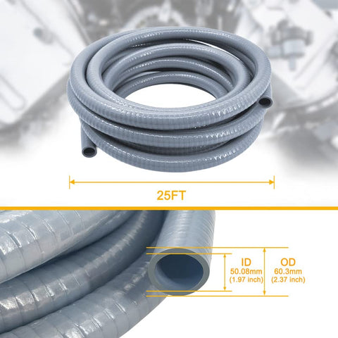 Close-up of Wocloer conduit interior, smooth surface for easy wire pulling.