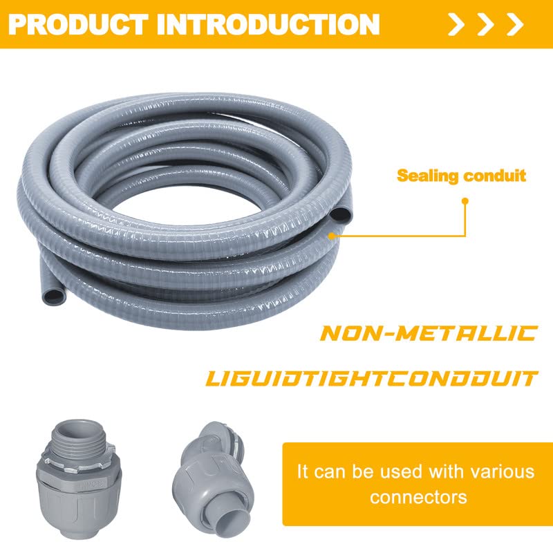 Wocloer 2-inch conduit laid near outdoor equipment indicating direct burial readiness.