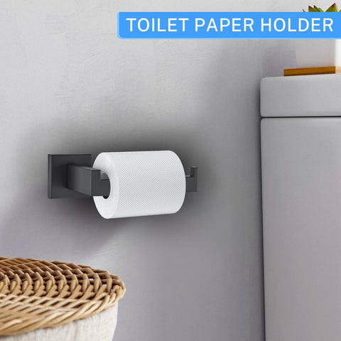 Woekme toilet paper holder duo keeps rolls handy.