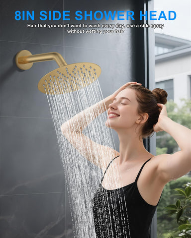Woindo brushed gold finish close up highlights premium durable hardware