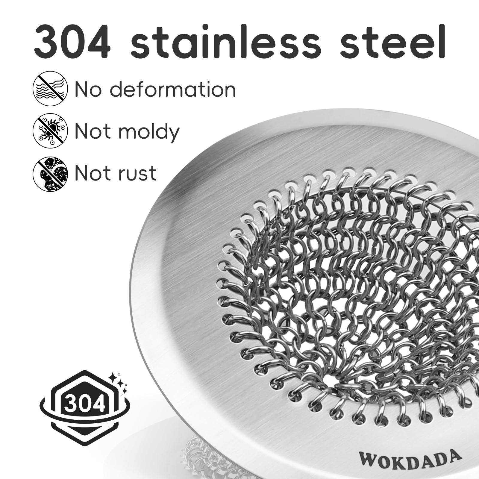 Wokdada large-capacity strainer catches more waste between cleanings.