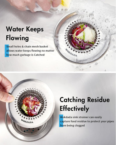 Wokdada removable mesh for effortless cleaning after use