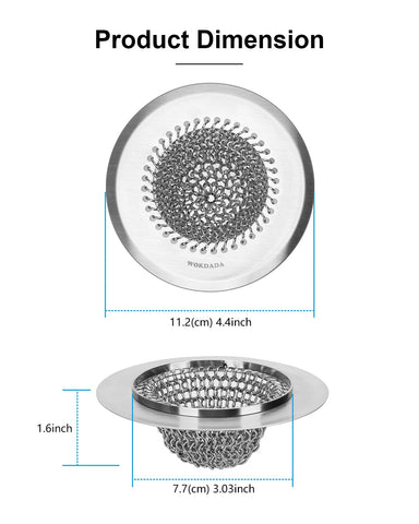 Wokdada universal fit fits most 3-1/2 inch sink openings