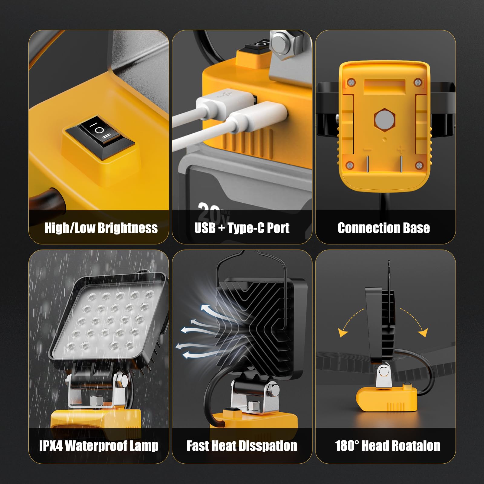 Wokelux auto low-voltage protection stops operation to protect the battery.
