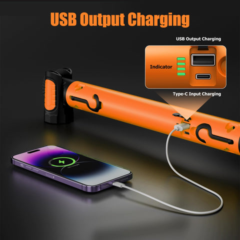 Wokelux Mechanic Light battery indicator shows charge status at a glance