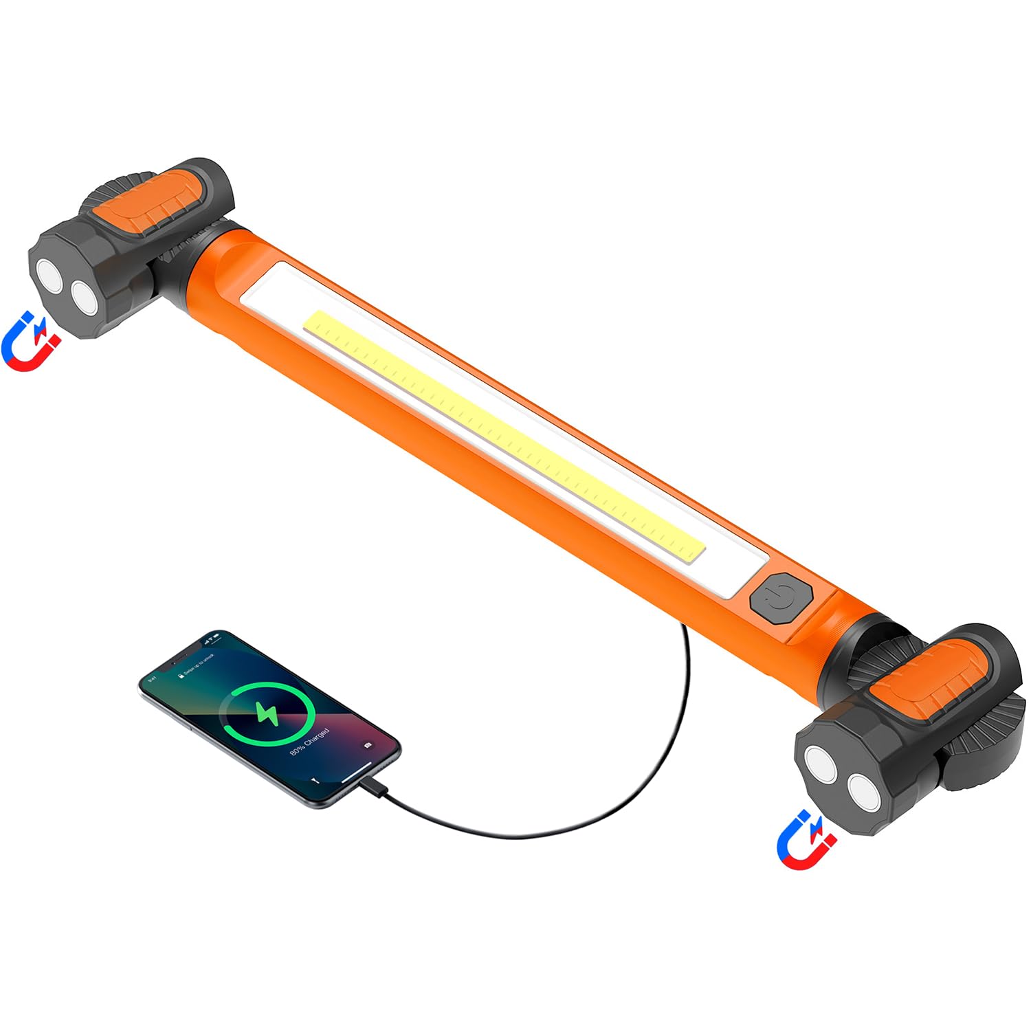 Wokelux Mechanic Light front view delivering 3000LM for clear under-hood visibility
