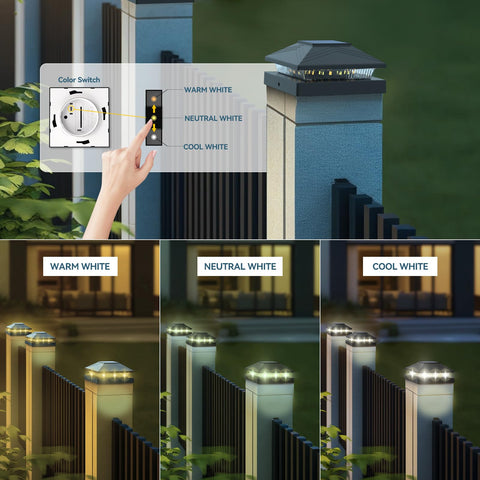 Wokelux post caps illuminate paths and borders to define outdoor spaces