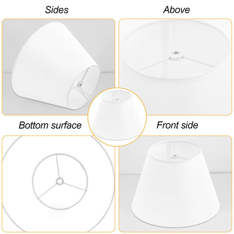 WOLEILEJIN easy installation clips onto lamp harp in minutes.