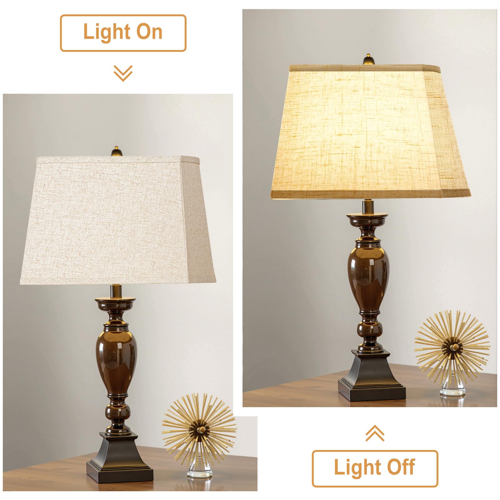 WOLEILEJIN square lampshade rectangular shape showcases versatile decor compatibility.