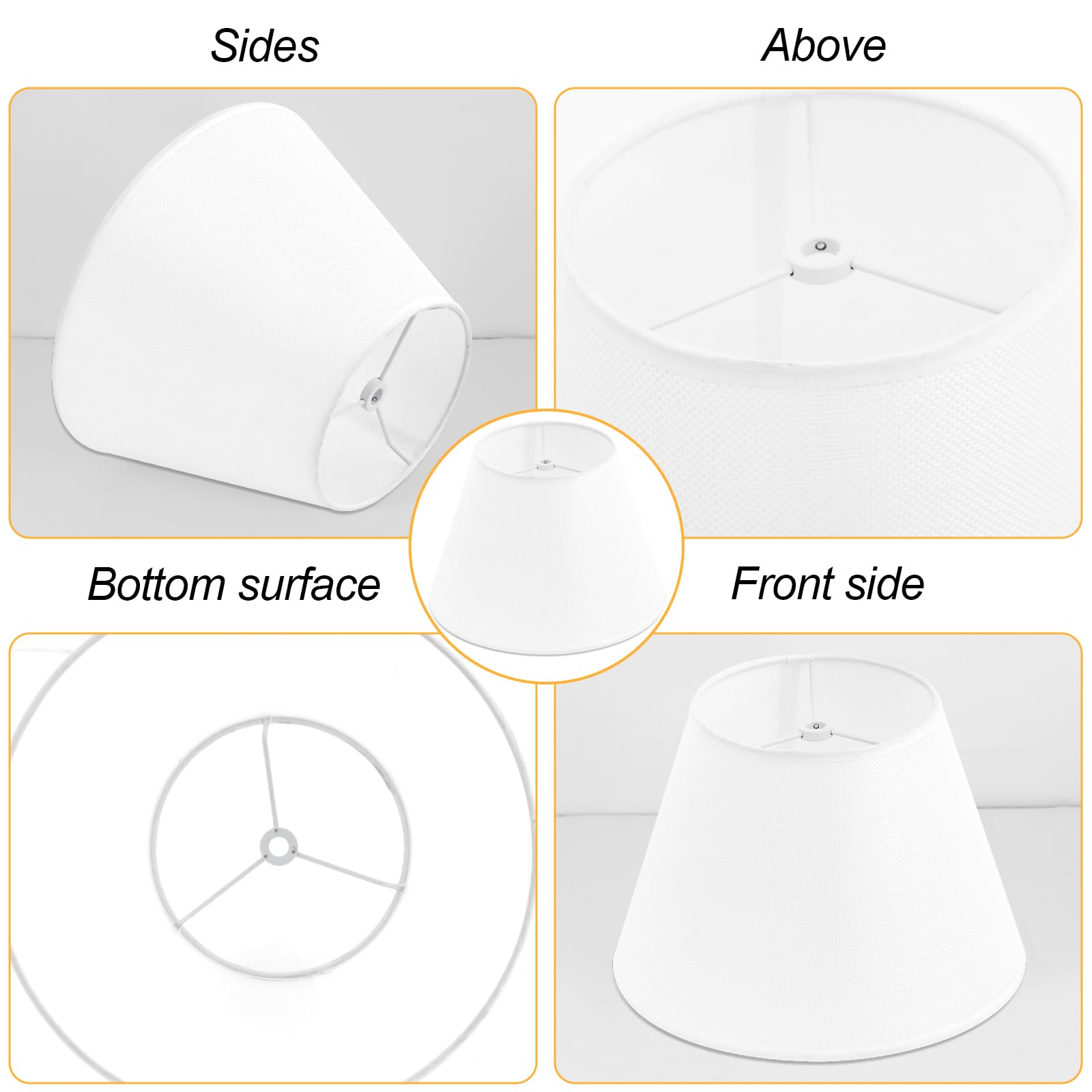 WOLEILEJIN table lamp shade neutral white decor complements diverse rooms