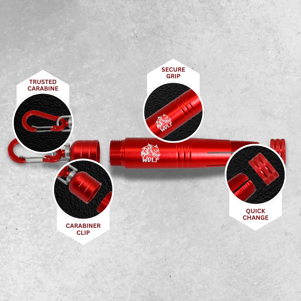 WOLF Ambidextrous handle on Crayon Holder suits left or right-handed users
