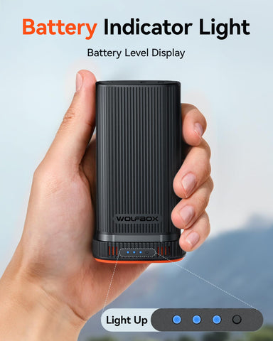 WOLFBOX MF200 with duster demonstrates reliable backup power during long sessions