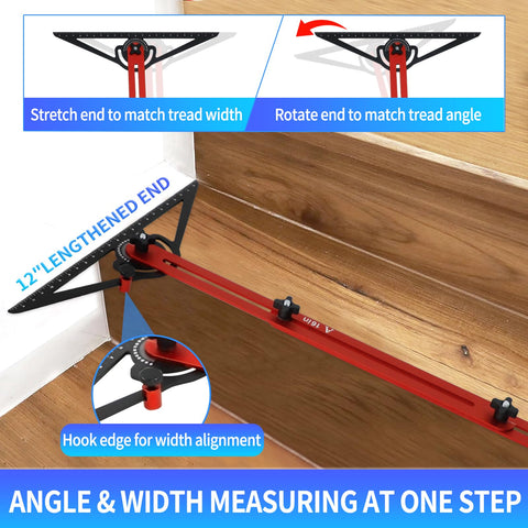 WolfPawn extension parts enable customizable stair measurements.