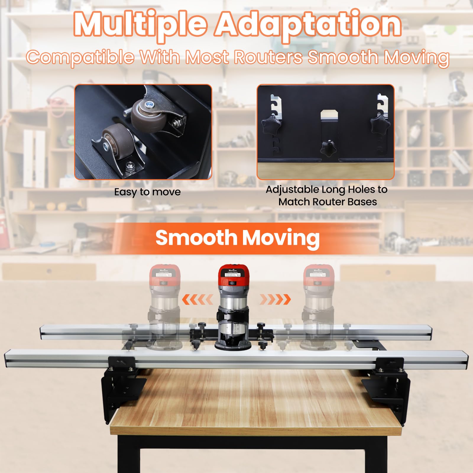 Heavy-use WolfPawn sled maintaining stable operation with minimal vibration