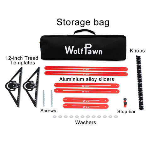 WolfPawn precision markings help plan cuts and layouts accurately.