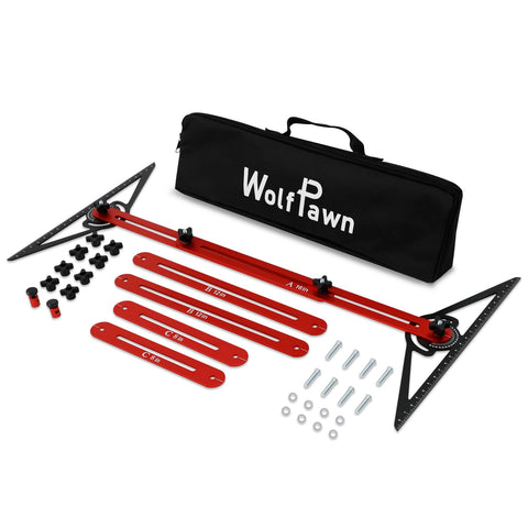 WolfPawn stair tread template tool for precise stair layout.