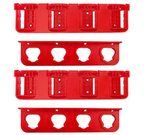 WOLGNKI Milwaukee battery organizer mount 2-pack keeps M18 and M12 batteries accessible