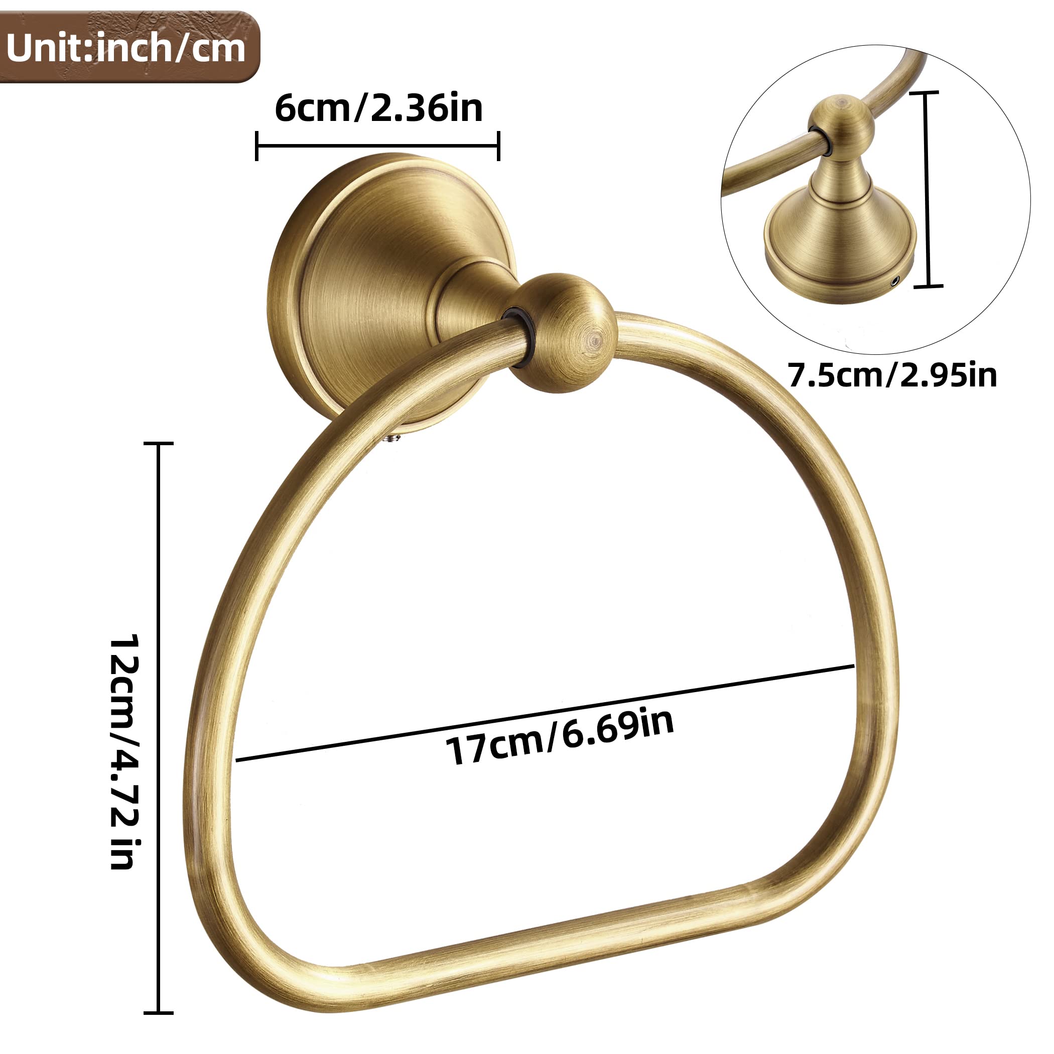 WOLIBEER half-circle towel hanger design promotes flat drying