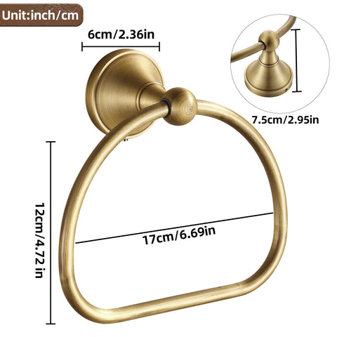 WOLIBEER half-circle towel hanger design promotes flat drying