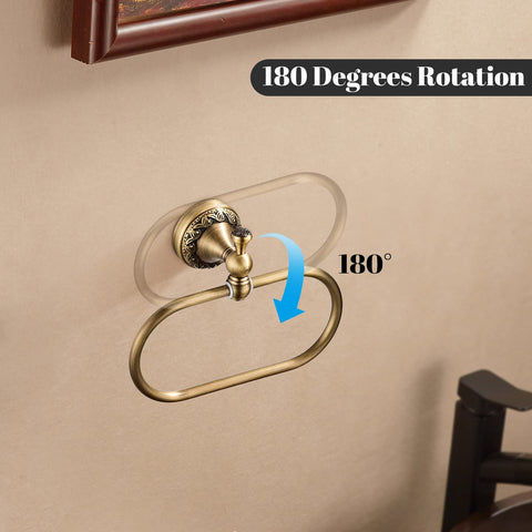 WOLIBEER hand towel holder wall mounted for convenient access