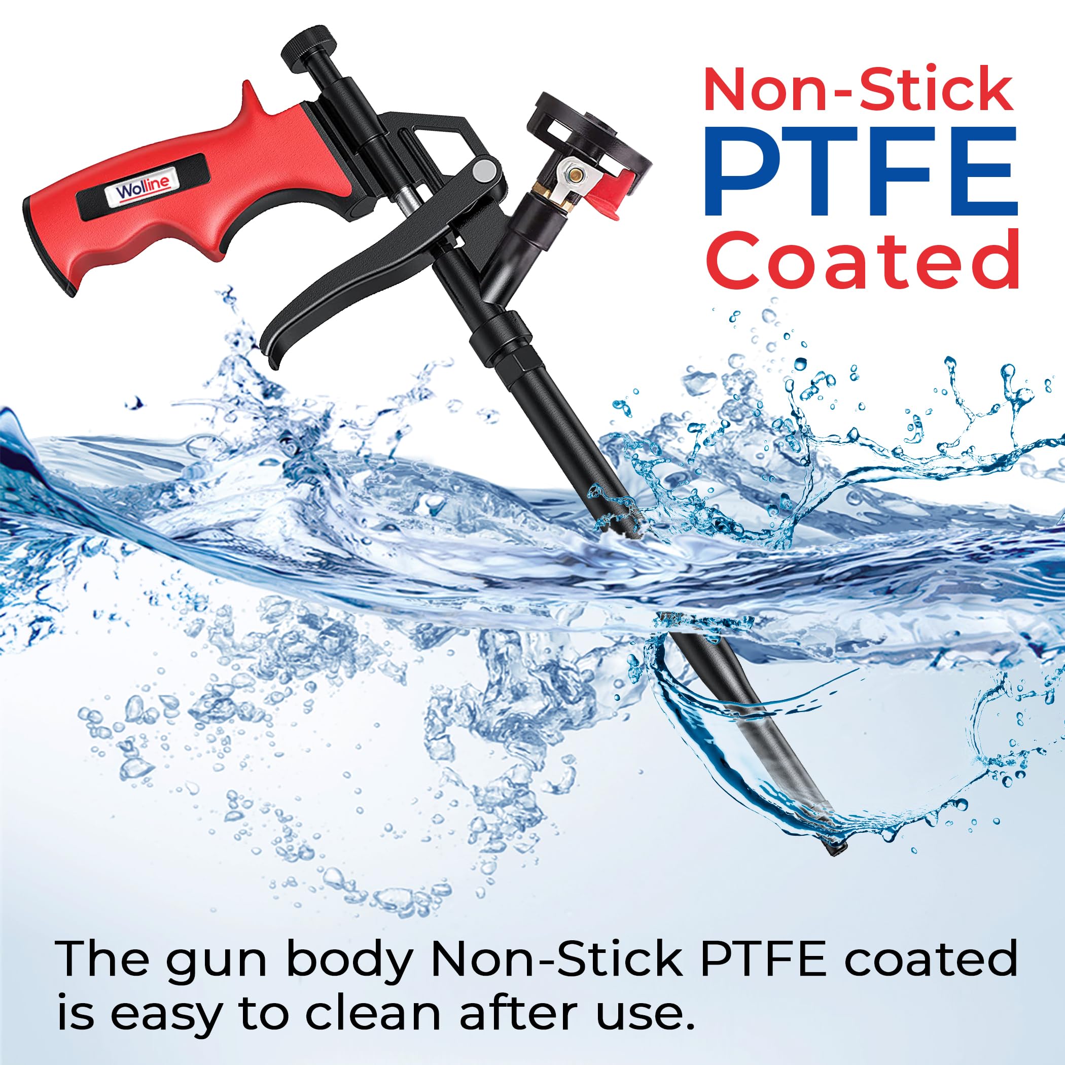 Wolline foam gun nozzle set with eight pieces for versatile applications