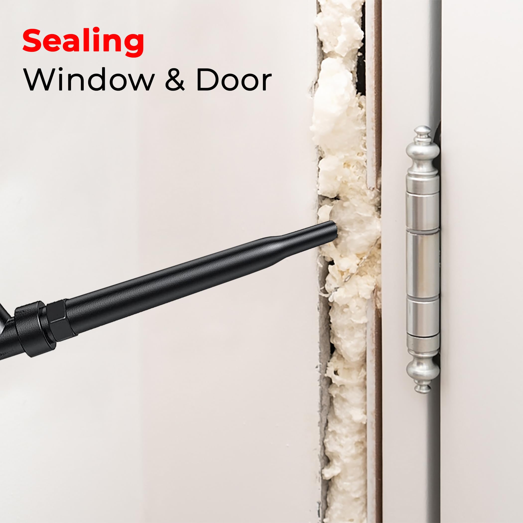 Wolline foam gun straw extenders reach tight gaps