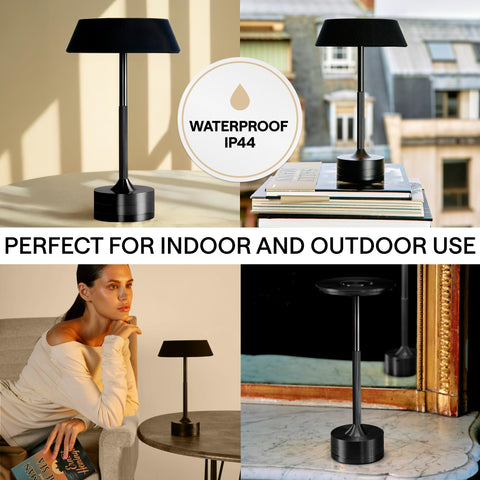 WONDER FAMILY lamp closeup showing IP44 splash protection