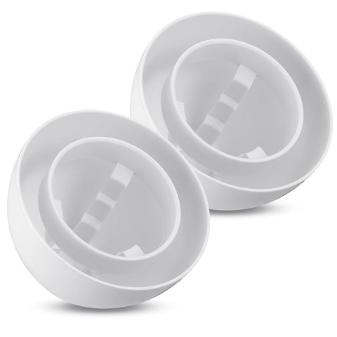 Wonderjune 2pack furnace vent cap on PVC pipe prevents debris and pests.