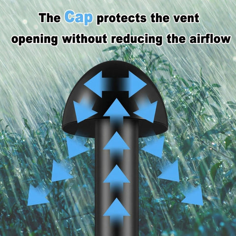 Two-pack vent cap set from Wonderjune for quick PVC duct sealing.