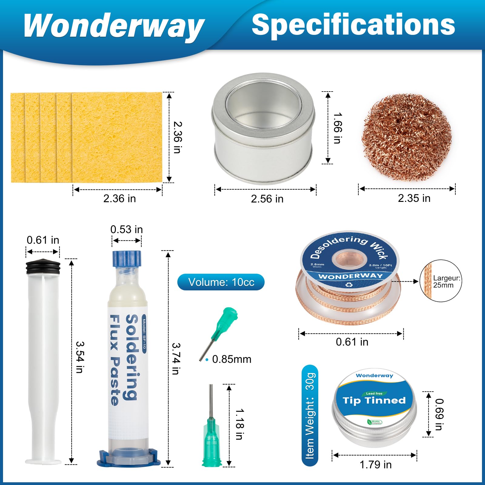 Wonderway SWK-001 solder iron tip demonstrates rapid heating for smooth welding.