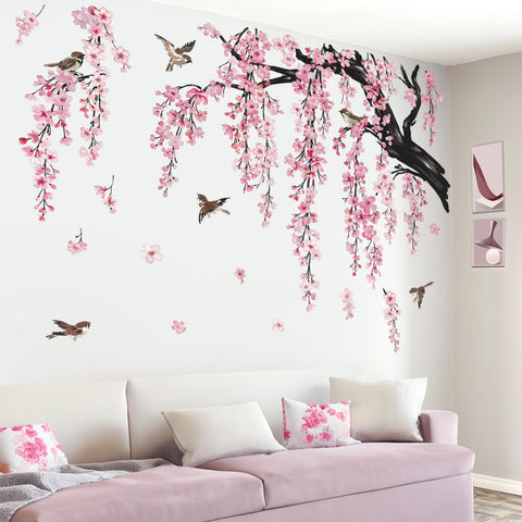 Wondever large tree branch decals easy to apply on smooth surfaces