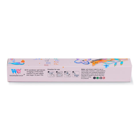Wondever safe PVC wall stickers peel cleanly, leaving no residue