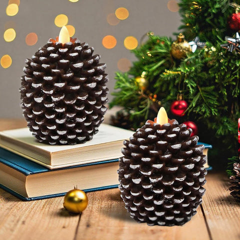 Wondise flameless candle with 6-hour timer for easy ambiance