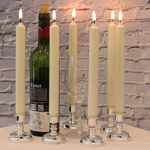 Wondise remote control shown for window candles controlling all six at once