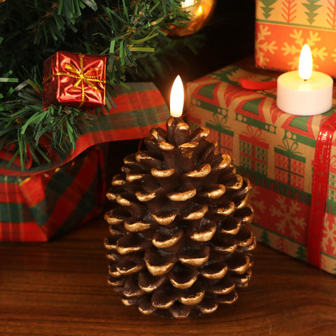 Wondise battery-powered candles create soft warmth for Christmas table setups.