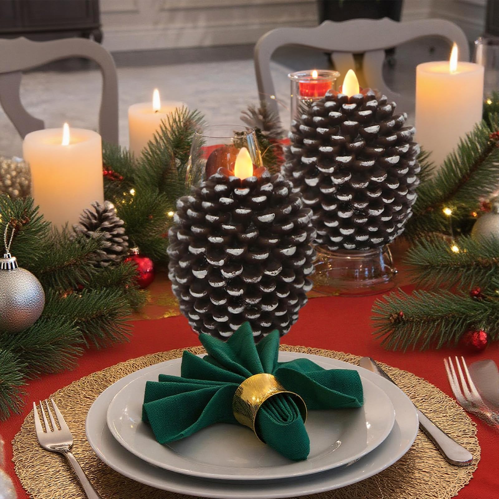 Wondise safe battery operated candles free of dripping wax