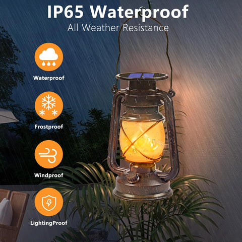 Wondrastical solar panel lantern charges in sun and lights paths automatically