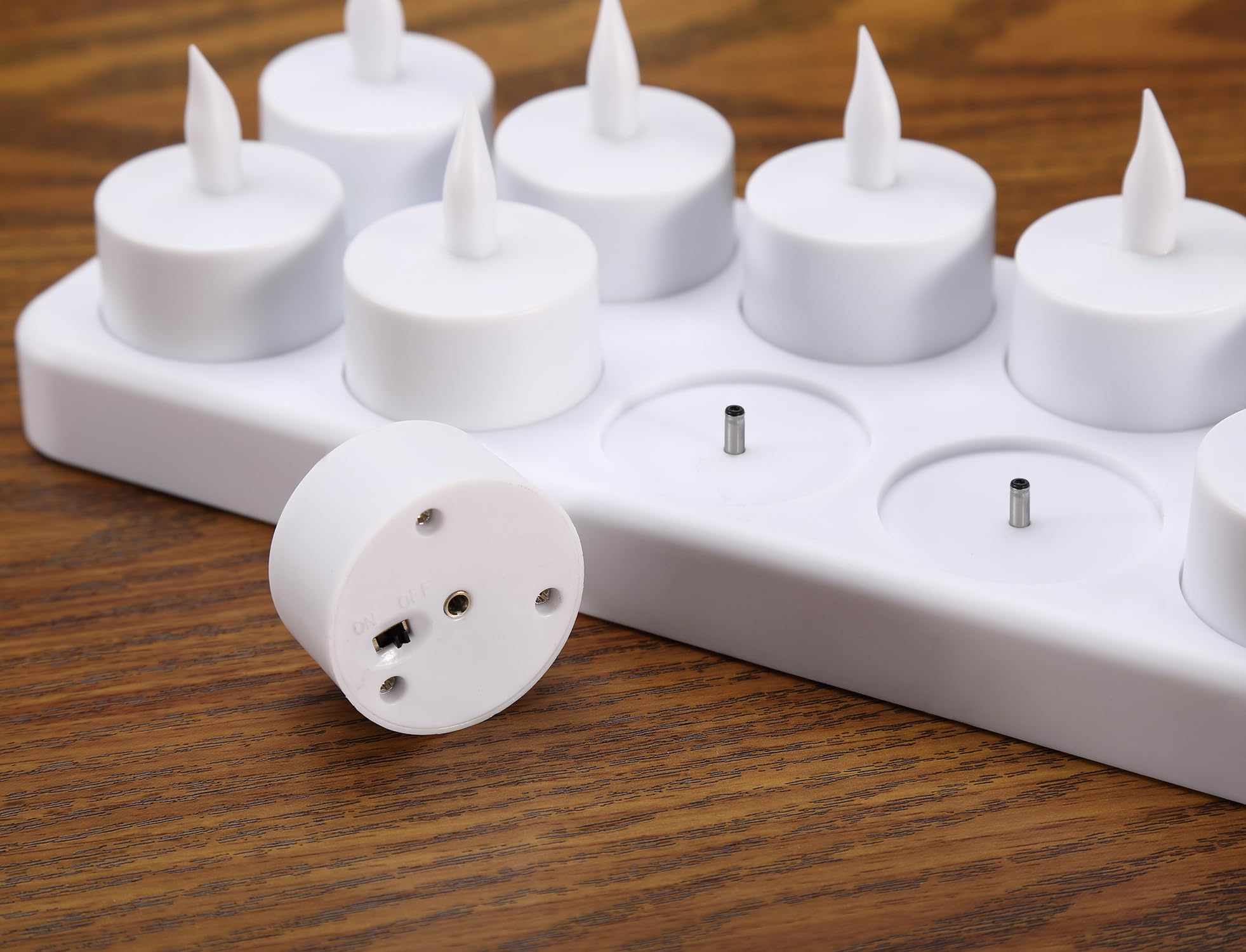 WoneNice flameless candles provide safe ambiance without heat or smoke