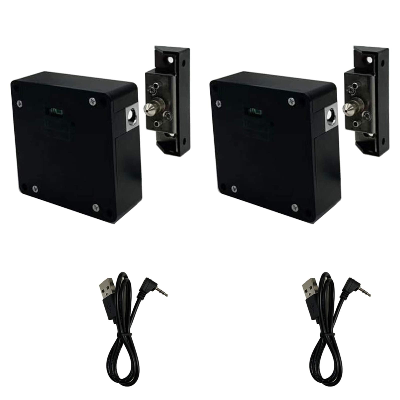WOOCH RFID lock on wooden cabinet front for secure storage