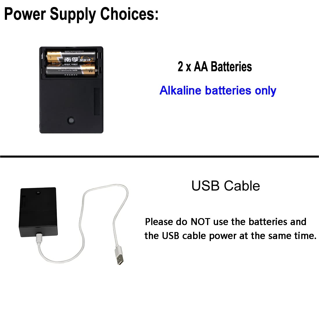 WOOCH RFID lock kit shows USB power option for continuous use.