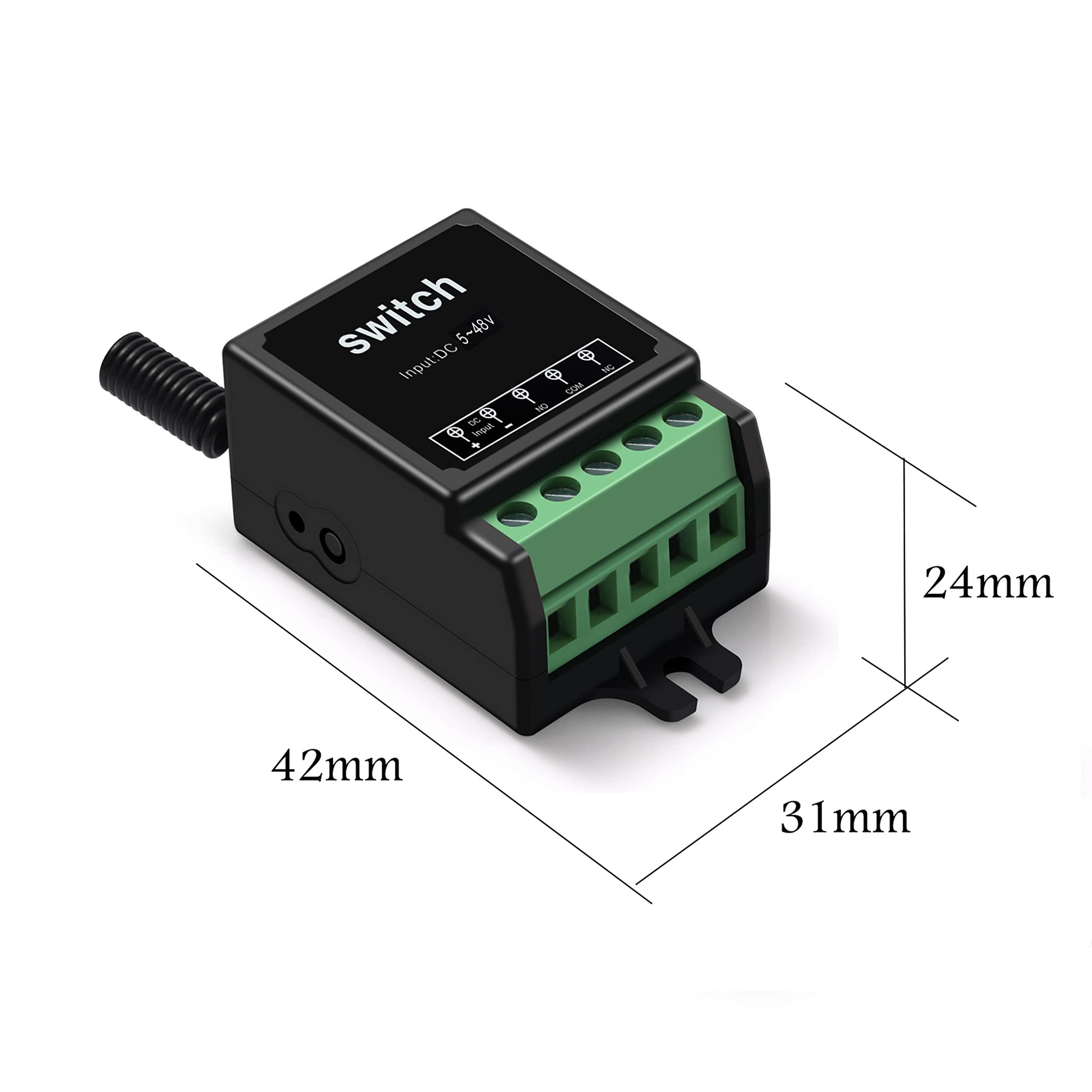 WoodGuilin compact mini wireless switch for space-saving setups
