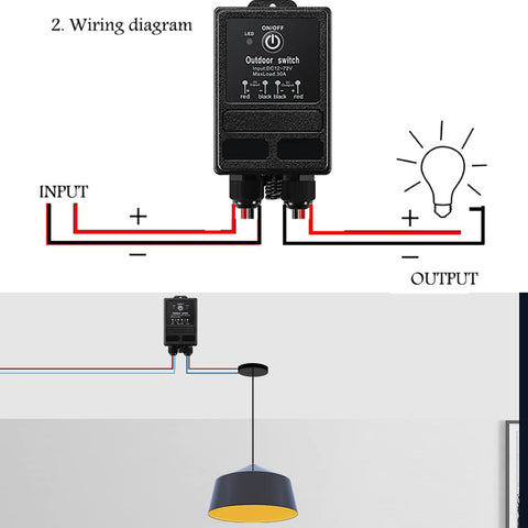 WOODGUILIN Wireless Relay Switch offers long-range control up to 328 feet through walls.
