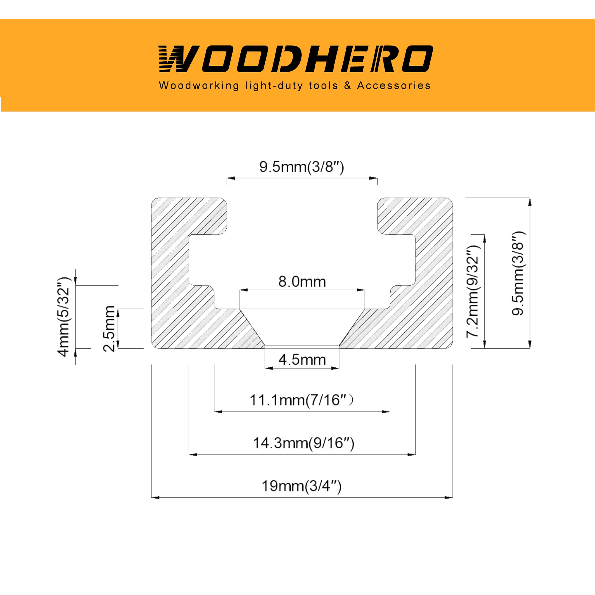 WoodHero 48-inch blue T-track kit assembly image highlights stable clamping for projects.